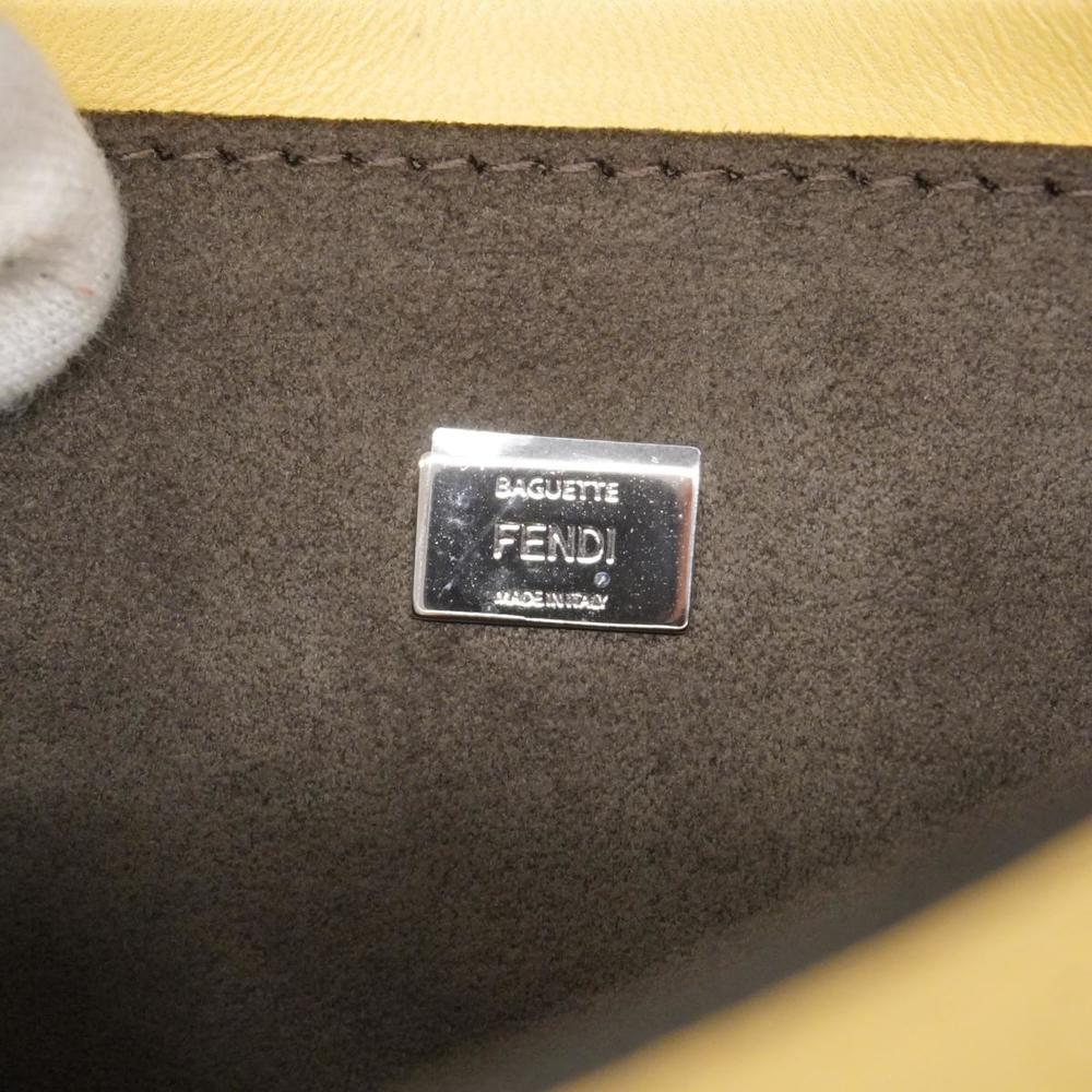Fendi Bucket Bag Yellow Micro 2WAY Monster - Picture 5 of 11